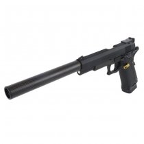 Laylax MODE-2 Carbon Fiber Slim Silencer 14mm CCW 150mm - Black