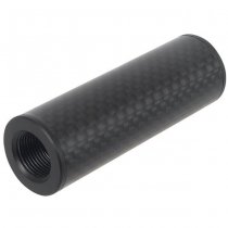 Laylax MODE-2 Carbon Fiber Slim Silencer 14mm CCW 70mm - Black