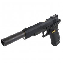 Laylax MODE-2 Carbon Fiber Slim Silencer 14mm CCW 70mm - Black