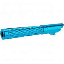 Dr.Black Hi-Capa 5.1 GBB Outer Barrel Type Spiral Storm - Aqua