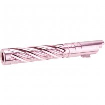 Dr.Black Hi-Capa 5.1 GBB Outer Barrel Type Spiral Storm - Pink