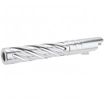 Dr.Black Hi-Capa 5.1 GBB Outer Barrel Type Spiral Storm - Silver