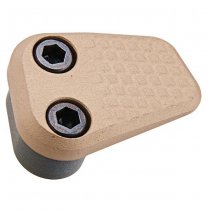 Revanchist VFC M4 GBBR Magazine Release CNC Aluminum Type A - Tan