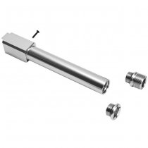 Nine Ball Marui G17 Gen 5 MOS GBB Non Recoil 2 WAY Outer Barrel - Silver