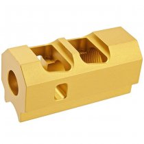 Revanchist Marui Hi-Capa GBB Compensator INF Style 14mm CCW - Gold