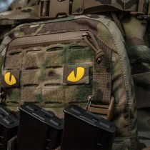 M-Tac Yellow Tiger Eyes Laser Cut Patch - Multicam