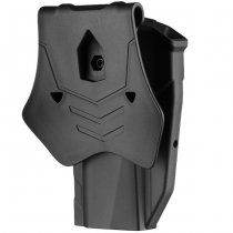 Amomax WE / KJW / KWA / KSC / TM 1911 5 Inch Red Dot Compatible Paddle Holster - Black