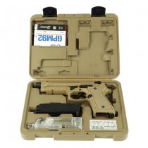 G&G GPM92 MS Co2 Blow Back Pistol - Desert