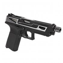 G&G GTP 9 MS Co2 Blow Back Pistol - Silver