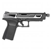 G&G GTP 9 MS Co2 Blow Back Pistol - Silver
