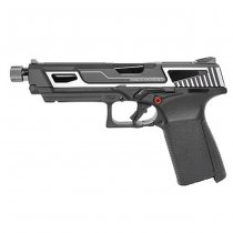 G&G GTP 9 MS Co2 Blow Back Pistol - Silver