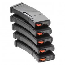 Krytac M4 150rds Magazine 5-Pack - Black