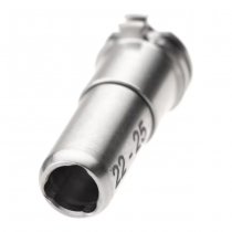 Maxx CNC Titanium Adjustable AEG Air Seal Nozzle 22-25mm