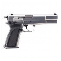 WE Hi-Power Mk3 Gas Blow Back Pistol - Silver