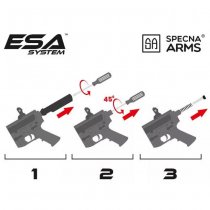 Specna Arms SA-E09 EDGE Kestrel ETU 1.14J AEG - Black