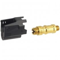 5KU Marui Hi-Capa GBB Slide & Frame Set Matrix Type - Red / Black