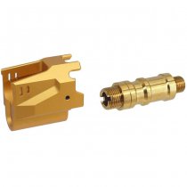 5KU Marui Hi-Capa GBB Slide & Frame Set Matrix Type - Black / Gold