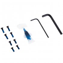 Madbull Strike Industries M4 GBBR R.E.X. Riser Picatinny Mount - Blue