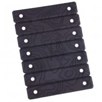 Advantage Airsoft Contour Line Style M-LOK Rail Cover Type 3 - Black