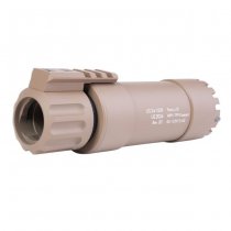 Angry Gun KWA MP9 / KSC TP9 Compact Suppressor Dummy - Dark Earth