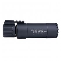 Angry Gun KWA MP9 / KSC TP9 Compact Suppressor Tracer - Black