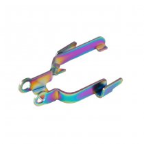 CowCow Action Army AAP-01 GBB Stainless Steel Slide Lock - Rainbow