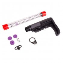 Cyma CGS MF Style Stock & 6 Point Buffer Tube Combo Set Short Version - Black