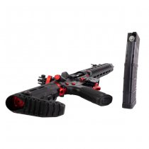 Cyma Strike Industries AR Strike Raider Carbine Gas Blow Back Rifle 13.5 Inch - Black / Red