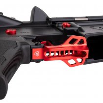 Cyma Strike Industries AR Strike Raider Carbine Gas Blow Back Rifle 13.5 Inch - Black / Red