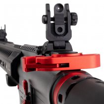 Cyma Strike Industries AR Strike Raider Carbine Gas Blow Back Rifle 13.5 Inch - Black / Red