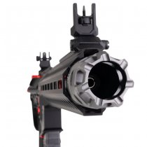 Cyma Strike Industries AR Strike Raider Carbine Gas Blow Back Rifle 13.5 Inch - Black / Red