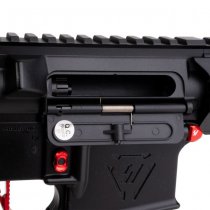 Cyma Strike Industries AR Strike Raider Carbine Gas Blow Back Rifle 13.5 Inch - Black / Red