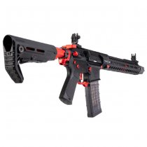 Cyma Strike Industries AR Strike Raider Carbine Gas Blow Back Rifle 13.5 Inch - Black / Red