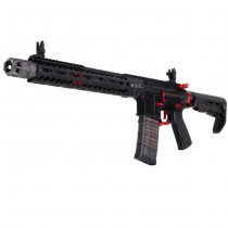 Cyma Strike Industries AR Strike Raider Carbine Gas Blow Back Rifle 13.5 Inch - Black / Red