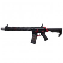 Cyma Strike Industries AR Strike Raider Carbine Gas Blow Back Rifle 13.5 Inch - Black / Red