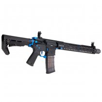 Cyma Strike Industries AR Strike Raider Gas Blow Back Rifle 15.5 Inch - Black / Blue