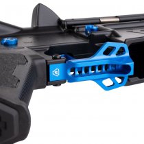 Cyma Strike Industries AR Strike Raider SBR Gas Blow Back Rifle 10 Inch - Black / Blue