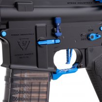 Cyma Strike Industries AR Strike Raider SBR Gas Blow Back Rifle 10 Inch - Black / Blue