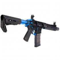 Cyma Strike Industries AR Strike Raider SBR Gas Blow Back Rifle 10 Inch - Black / Blue