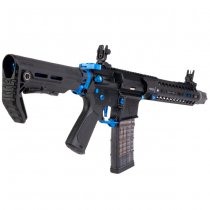 Cyma Strike Industries AR Strike Raider SBR Gas Blow Back Rifle 10 Inch - Black / Blue
