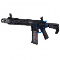 Cyma Strike Industries AR Strike Raider SBR Gas Blow Back Rifle 10 Inch - Black / Blue