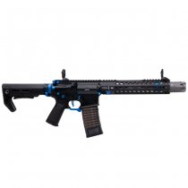 Cyma Strike Industries AR Strike Raider SBR Gas Blow Back Rifle 10 Inch - Black / Blue