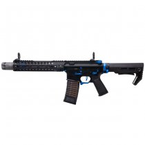 Cyma Strike Industries AR Strike Raider SBR Gas Blow Back Rifle 10 Inch - Black / Blue
