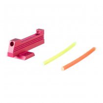 Dr.Black Marui Hi-Capa GBB Fiber Optic Front Sight Aluminium - Magenta