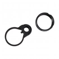 Dytac SLR Rifleworks M4 GBBR Castle Nut & End Plate - Black