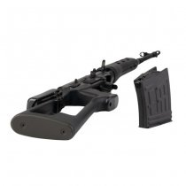 King Arms SVD Dragunov AEG Sniper Rifle Ultra Grade - Black