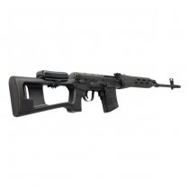 King Arms SVD Dragunov AEG Sniper Rifle Ultra Grade - Black