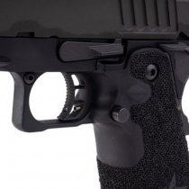 Army Armament Staccato P Gas Blow Back Pistol Stippling Grip - Black