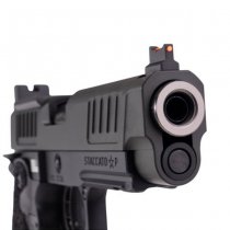 Army Armament Staccato P Gas Blow Back Pistol Stippling Grip - Black