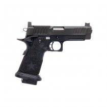 Army Armament Staccato P Gas Blow Back Pistol Stippling Grip - Black